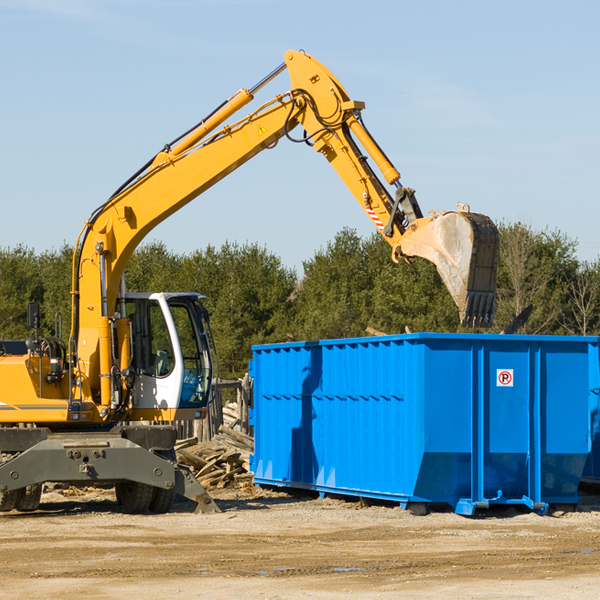 can i choose the location where the residential dumpster will be placed in Lorenzo NE